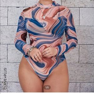 Marbled BodySuit - never worn!